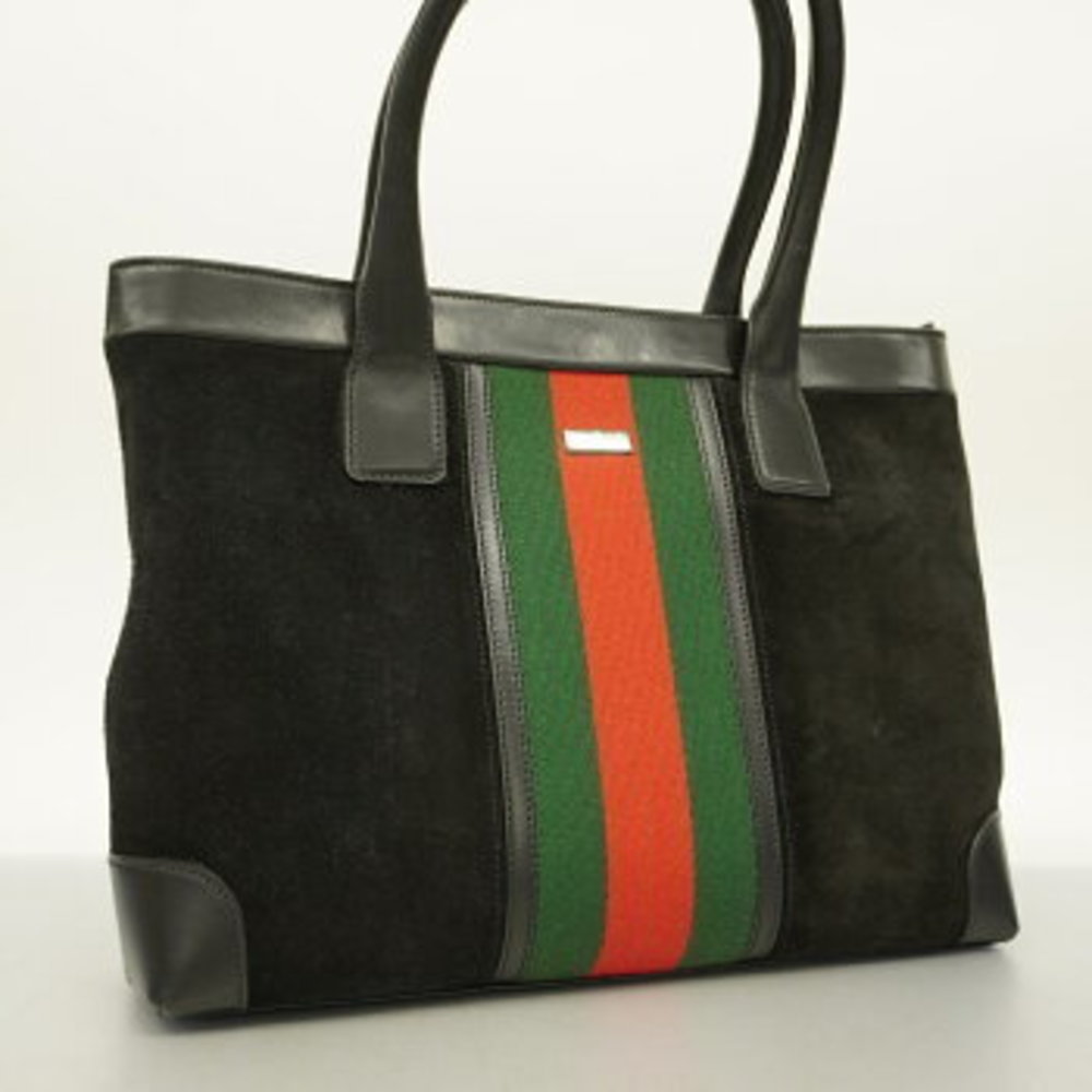 Gucci Sherry Suede Leather Tote Bag - Picture 2 of 8